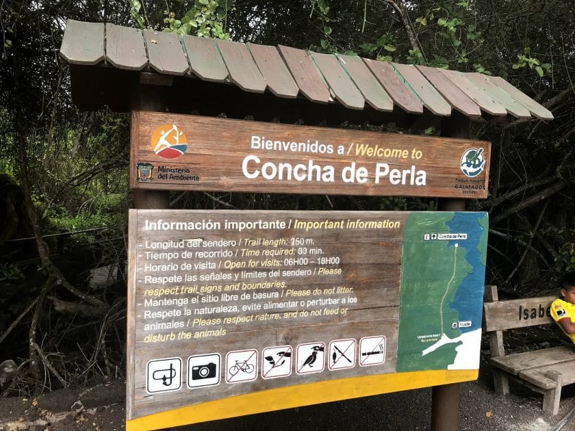 Viaje a las Islas Galápagos Sendero señalizado Concha de Perla en Isabela. Foto de Google Maps de MONICA OCELLO Viaje a las Islas Galápagos Sendero señalizado Concha de Perla en Isabela