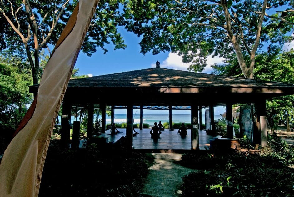 Isla de Granada en el Caribe Pabellón de yoga en el Laluna Boutique Hotel & Villas. Foto de Wendy Betucci Isla de Granada en el Caribe Pabellón de yoga en el Laluna Boutique Hotel & Villas