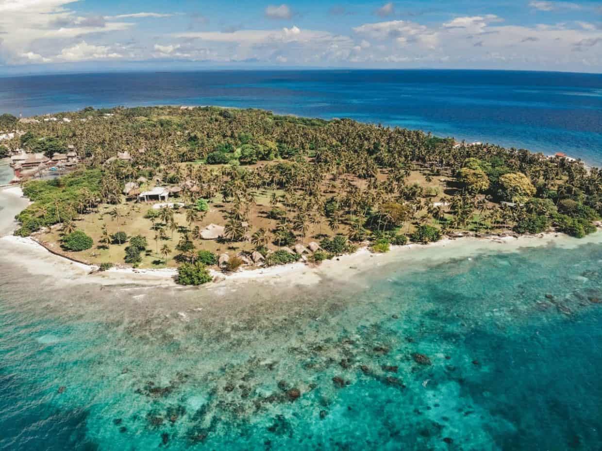 Islas de Colombia Vista de Múcura