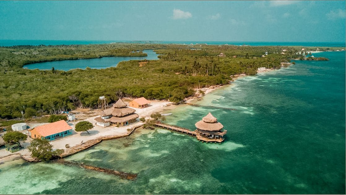 Islas de Colombia Vista de Tintipán