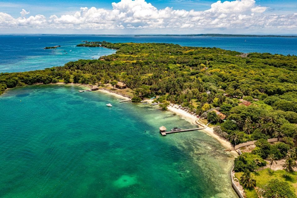 Islas de Colombia Vistas del archipiélago del Rosario
