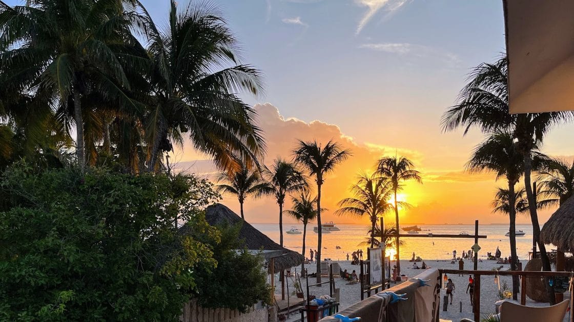 Viaje al Caribe Mexicano Playa Norte en Isla Mujeres