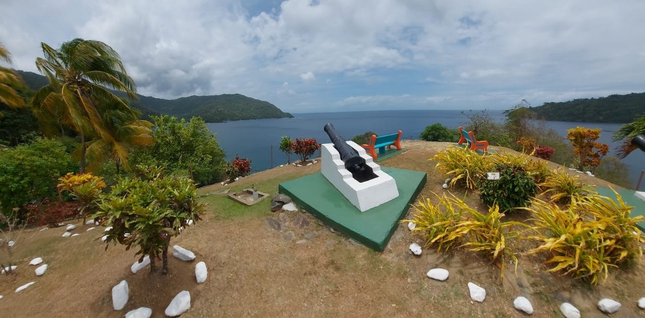 Viajes a Trinidad y Tobago Vistas desde Fort Campbelton