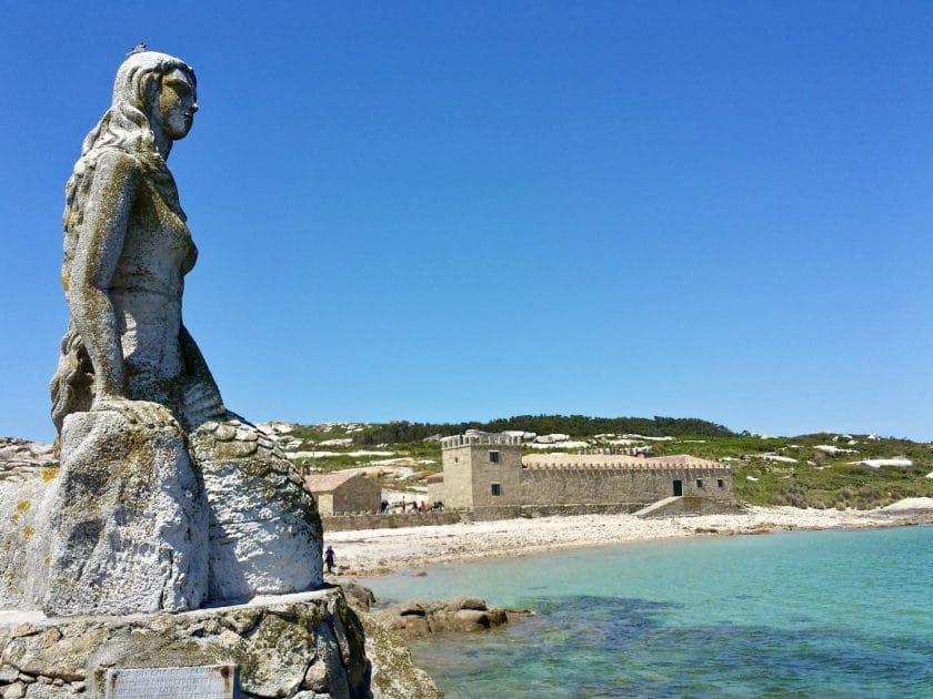 Islas de Galicia para visitar Sirena de Sávora y Playa del Almacén. Foto de Google Maps de Iván Fraga Moure Islas de Galicia para visitar Sirena de Sálvora y Playa del Almacén