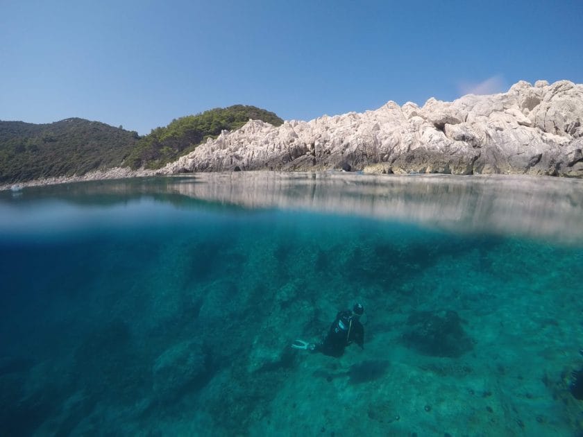 Turismo en Croacia Buceo en Lastovo. Foto de Google Maps de Antonia Frlan Turismo en Croacia Buceo en Lastovo