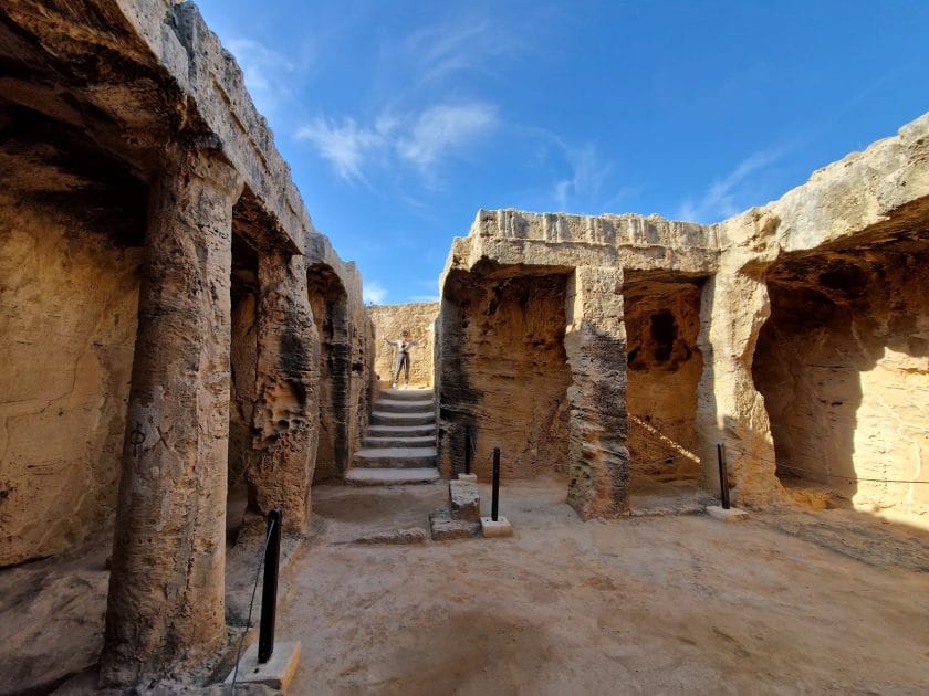 Viaje a Chipre en 7 días Tumbas de los reyes de Pafos. Foto de Google Maps de Matjaž Turek Viaje a Chipre en 7 días Tumbas de los reyes de Pafos
