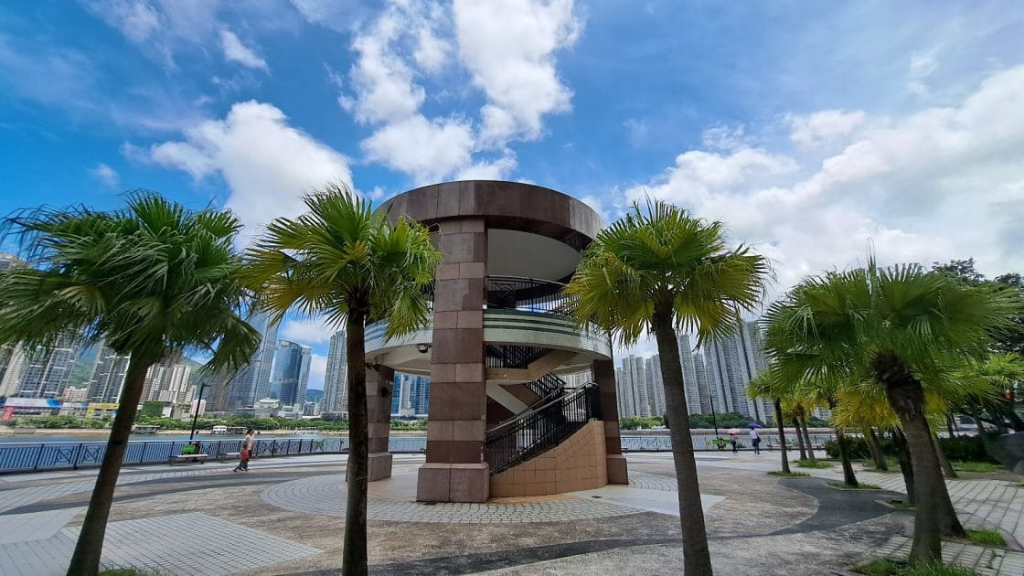 Visitar Hong Kong, China Paseo marítimo de Tsing Yi. Foto de Google Maps de Cary Lam Visitar Hong Kong, China Paseo marítimo de Tsing Yi