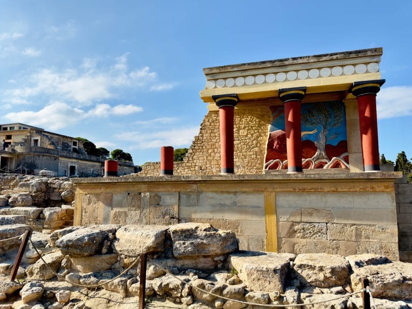Crucero en las Islas Griegas Palacio de Knossos en Creta. Foto de Google Maps de John Thomas Nagel Crucero en las Islas Griegas Palacio de Knossos en Creta