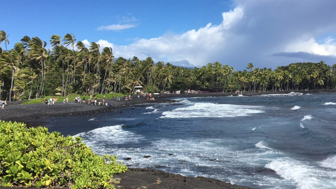 Mejores islas de Estados Unidos Punaluʻu Beach