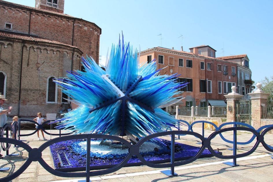 Tursimo en Italia Cometa de Cristal en Murano