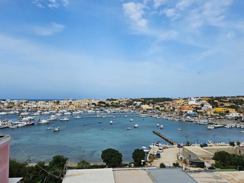 Tursimo en Italia Puerto de Lampedusa