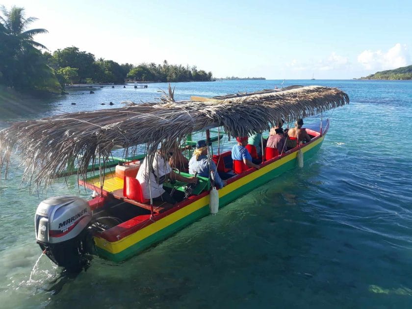 Viaje a la Polinesia Francesa Excursión en barco en Huahine