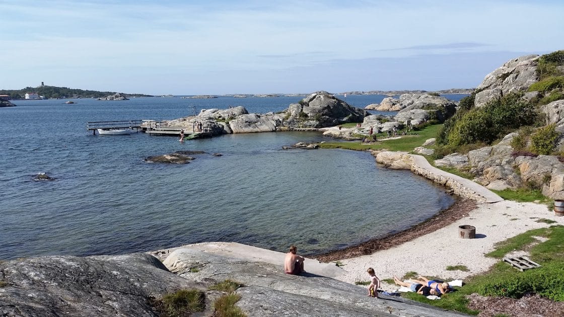 Islas de Suecia en el Mar Báltico y el Mar del Norte Playa de Brännö
