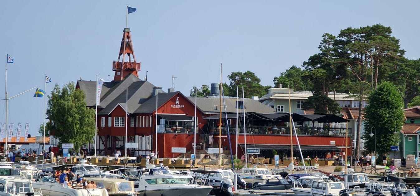 Islas de Suecia en el Mar Báltico y el Mar del Norte Puerto de Sandhamn