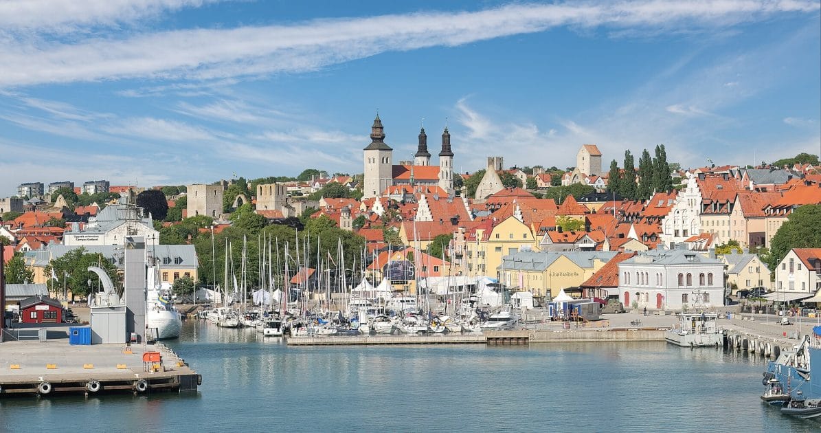 Islas de Suecia en el Mar Báltico y el Mar del Norte Visby