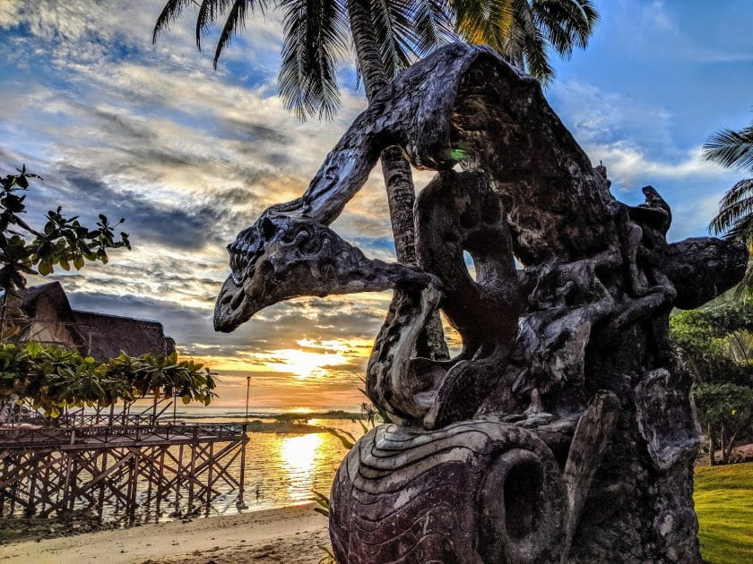 Mejores islas filipinas Amanecer en el muelle de Cloud 9
