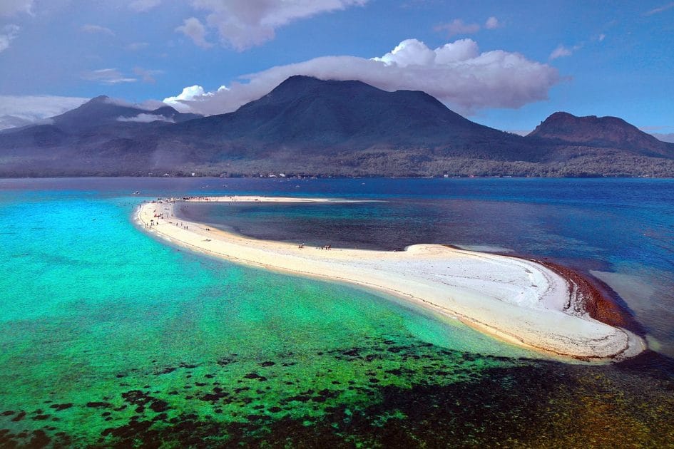 Mejores islas filipinas Isla Blanca y Monte Hibok Hibok