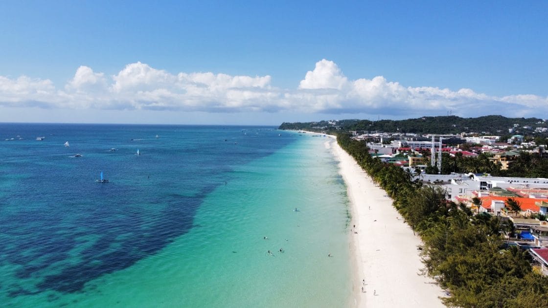 Mejores islas filipinas White Beach en Borácay