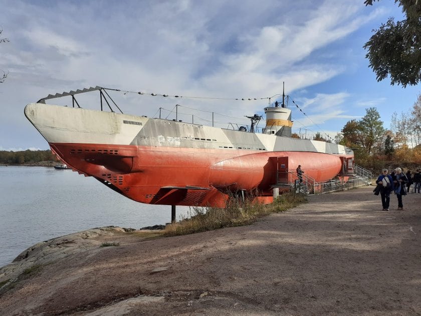 Viajar a Helsinki Submarino Vesikko. Foto de Google Maps de Jana Košutovå Viajar a Helsinki Submarino Vesikko