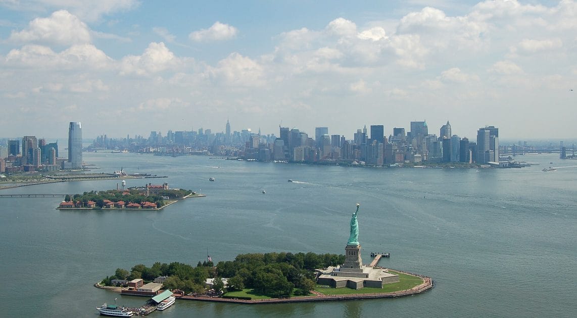 Viajar a Nueva York Liberty Island.