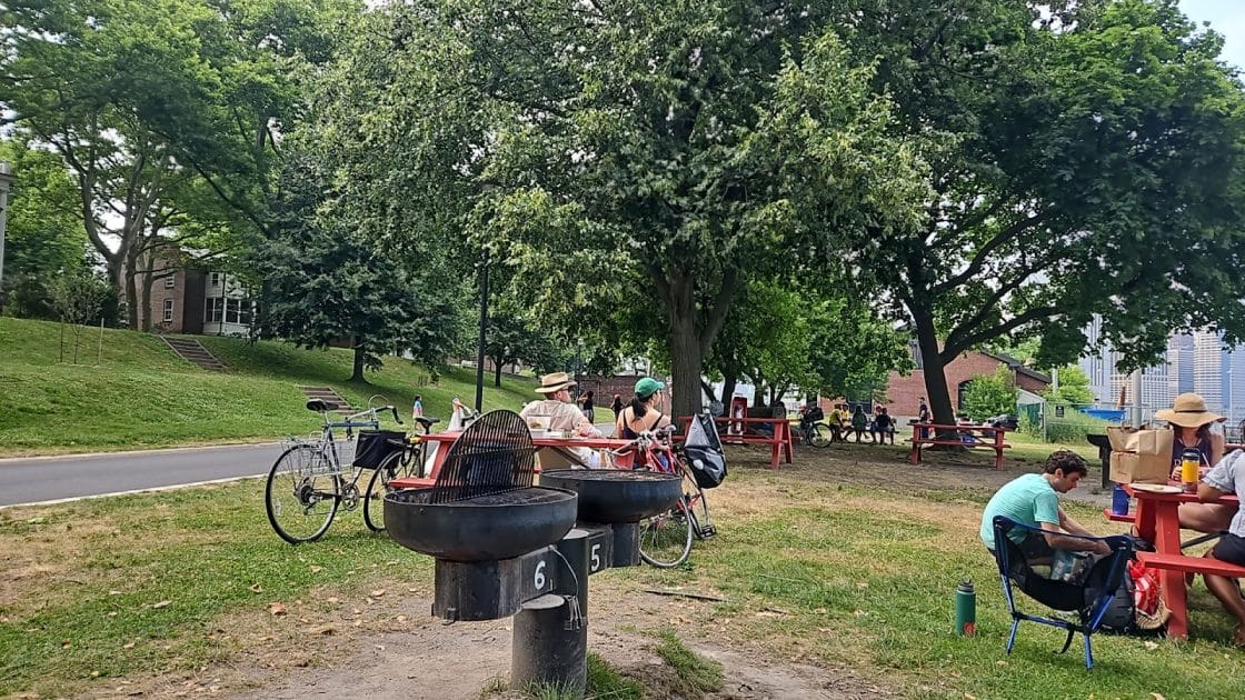 Viajar a Nueva York Picnic en Governors Island