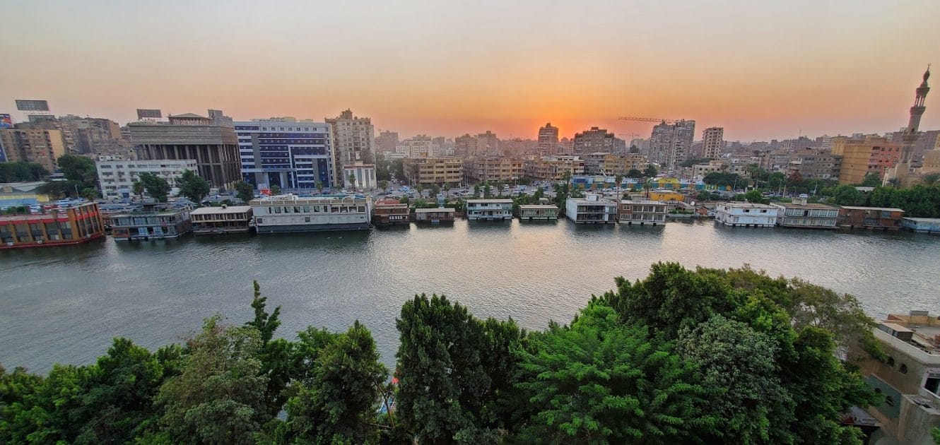 Isla de Gezira en El Cairo, Egipto Barrio de Zamatek