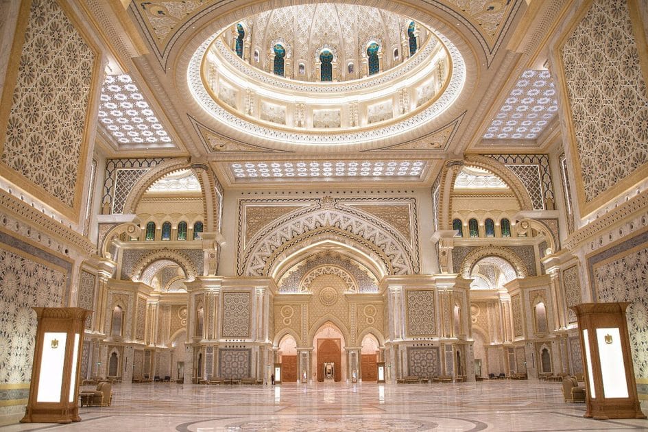 Atracciones en Abu Dabi Interior del palacio presidencial