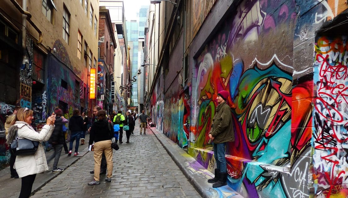 Itinerario de viaje por Australia en 20 días Hosier Lane