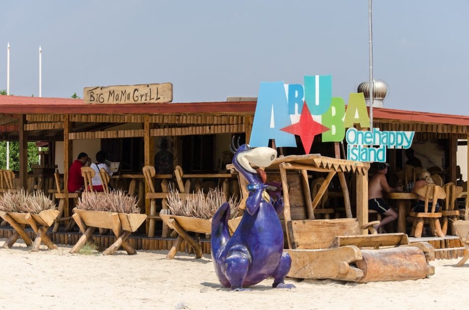 Mejores playas de Aruba Big Mama Grill