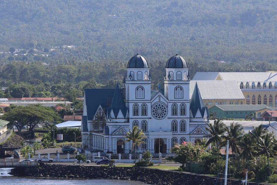 Turismo en Samoa, Oceanía Catedral de Apia. Foto de Google Maps de G Hine Turismo en Samoa, Oceanía Catedral de Apia
