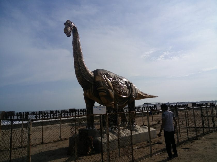 Turismo en isla Diu, India - Dinosaur Park