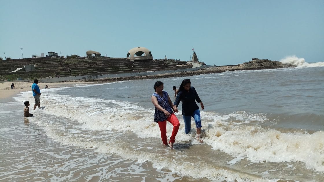 Turismo en isla Diu, India Playa de Diu