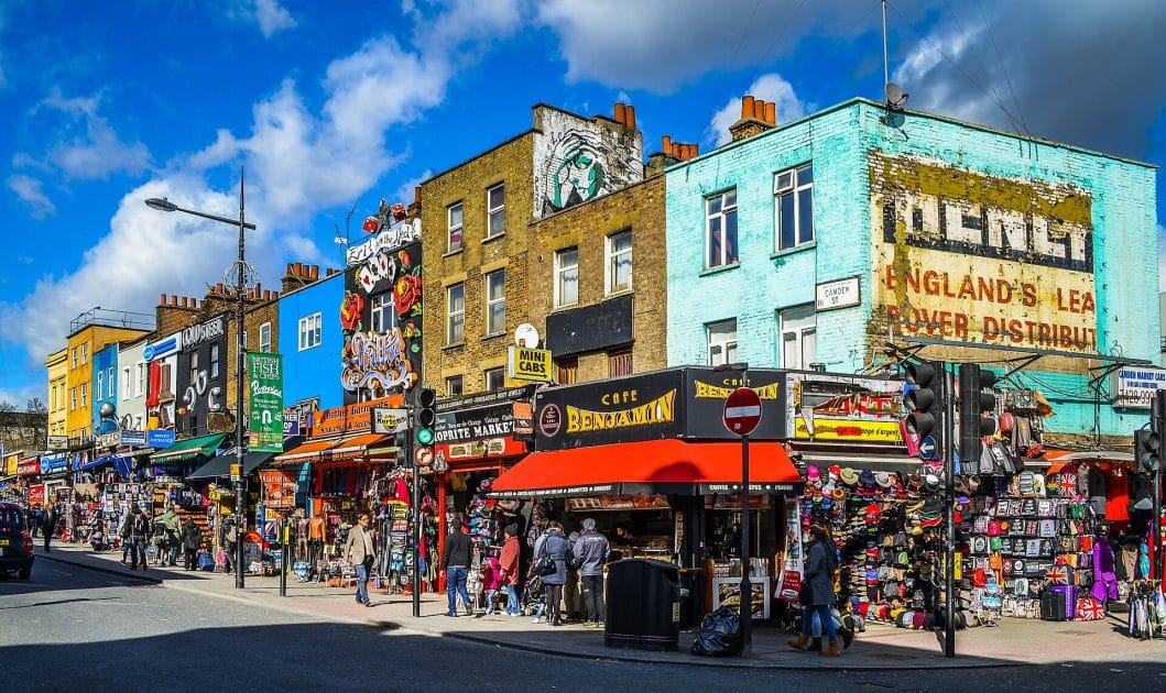 Viaje en tren por Gran Bretaña Camden Town
