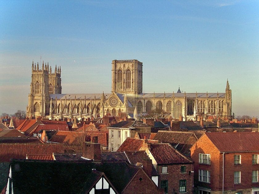 Viaje en tren por Gran Bretaña York Minster