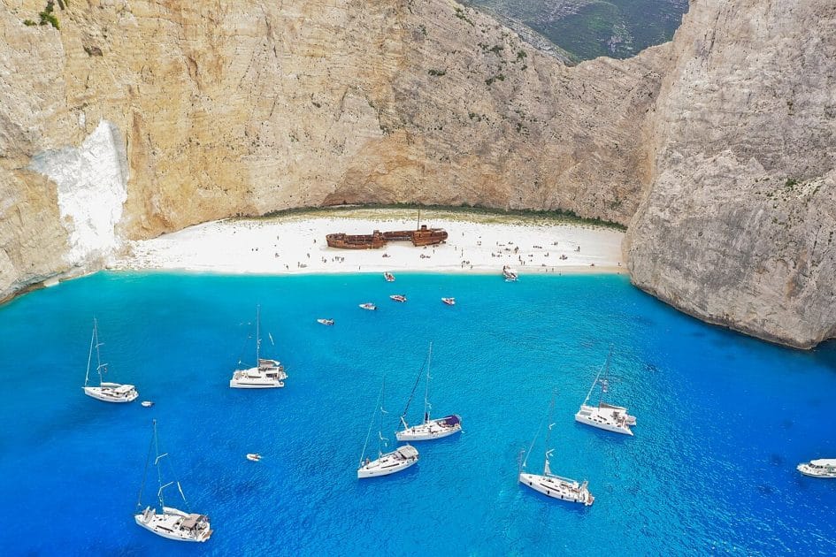 Crucero por las islas Jónicas Playa Navagio