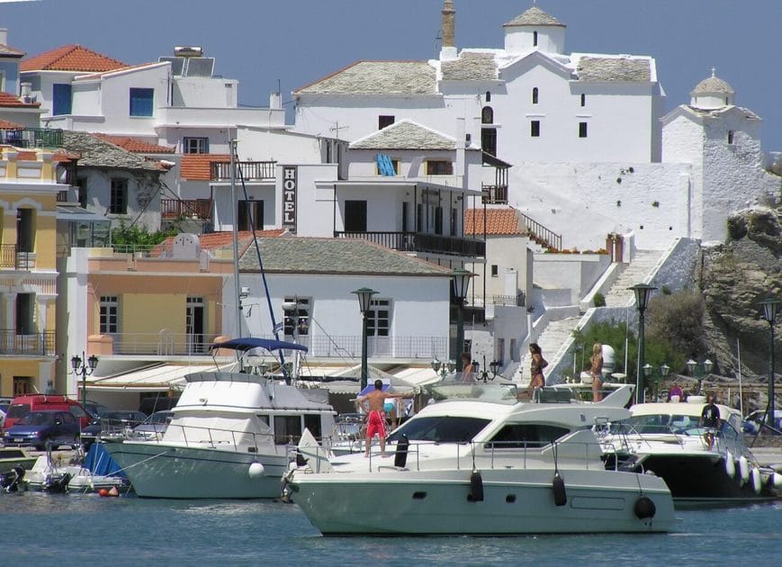Islas Espóradas, Grecia Skopelos Town