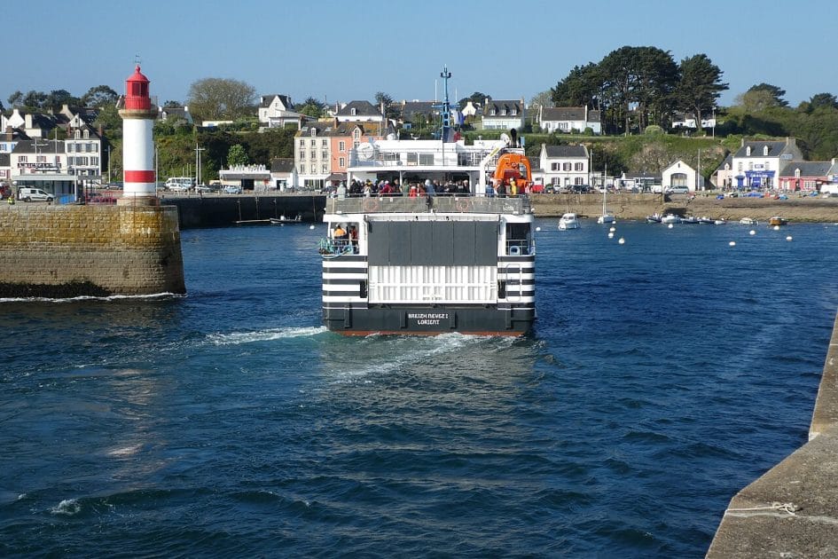 Islas de la Bretaña francesa Llegada en ferry a Port Tudy