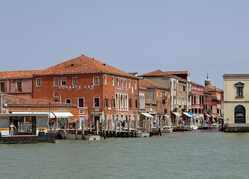 Islas italianas del Adriático Fábrica de cristal de Murano
