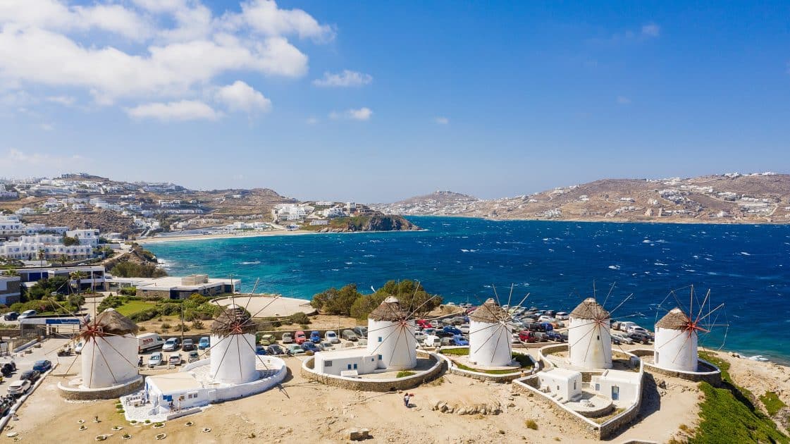 Qué ver en la isla de Mykonos Molinos de vient