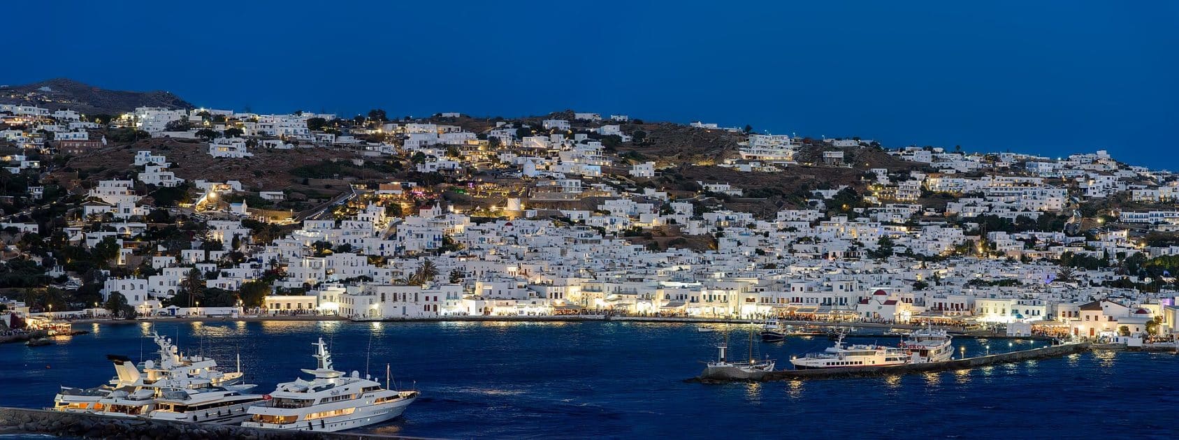Qué ver en la isla de Mykonos Mykonos de noche