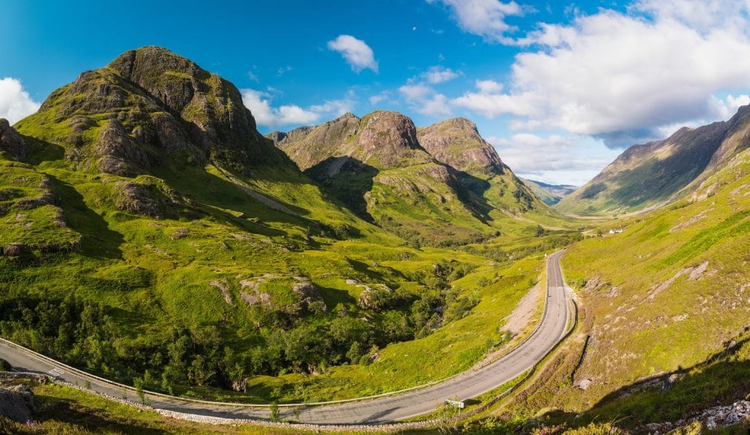 Carretera en las Highlands 