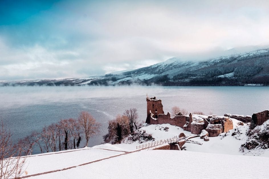 El Lago Ness en invierno