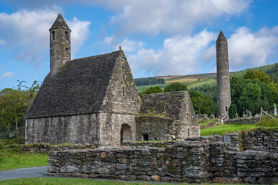 Complejo monástico Glendalough By Denzillacey Own work, CC BY SA 4.0 Complejo monástico Glendalough
