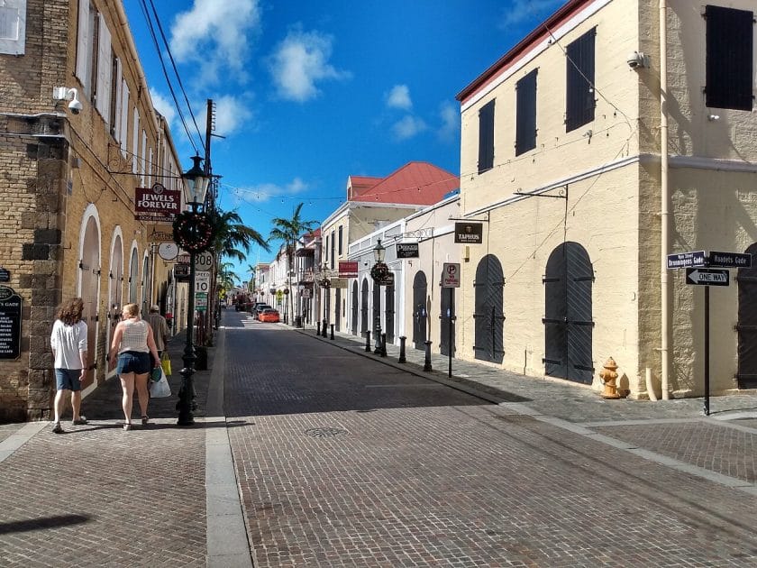 Main Street en Charlotte Amalie Main Street en Charlotte Amalie