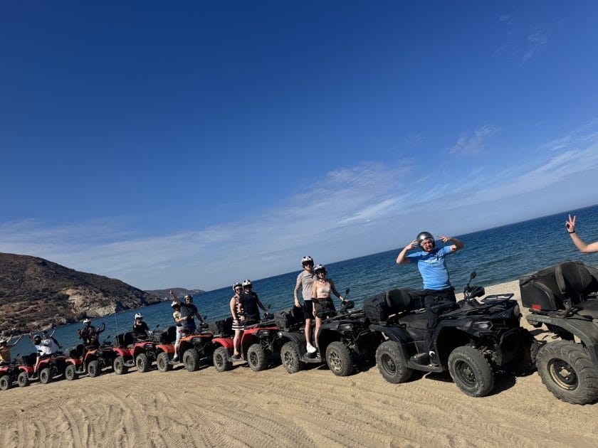 En quad por la costa de Creta