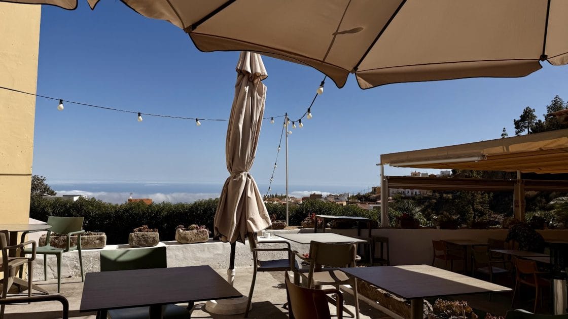Restaurante con vistas en Vilaflor 