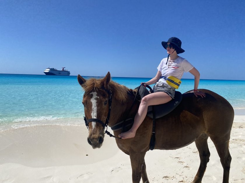 Excursiones a caballo en Half Moon Cay 