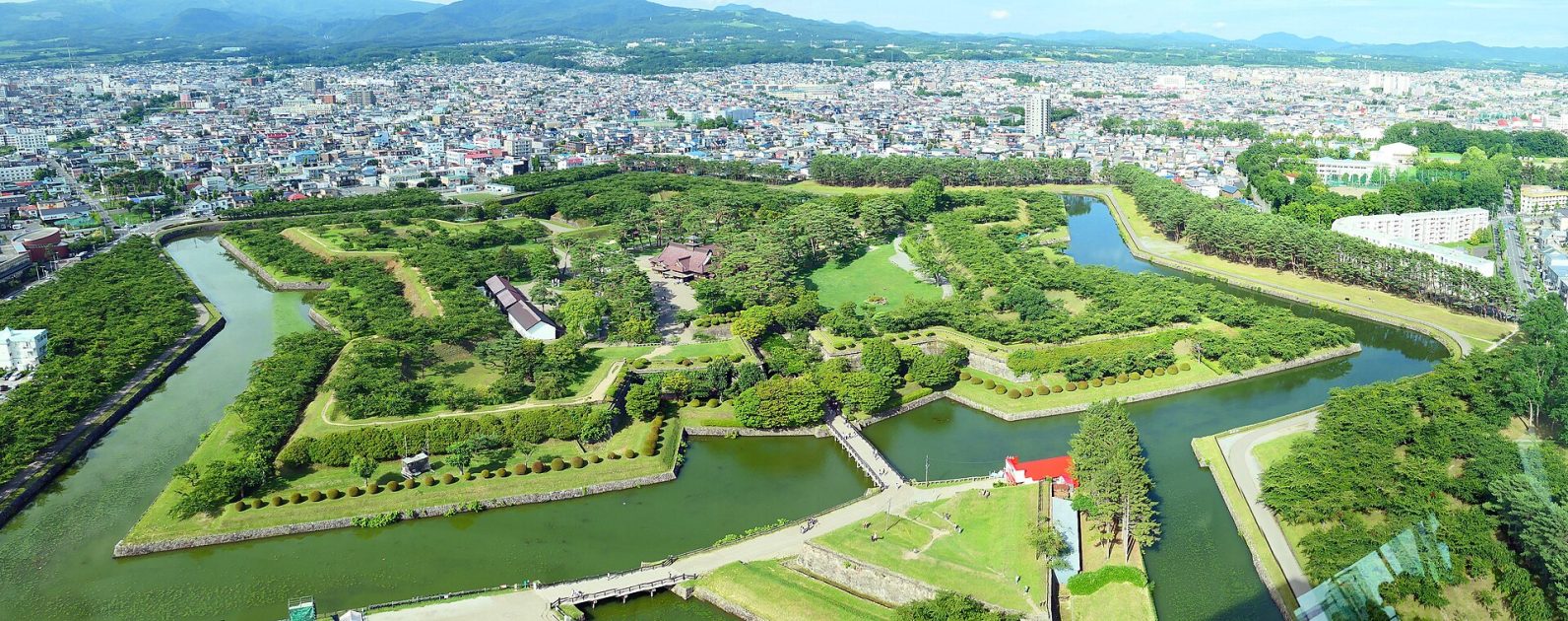 Vistas de Goryokaku desde la torre