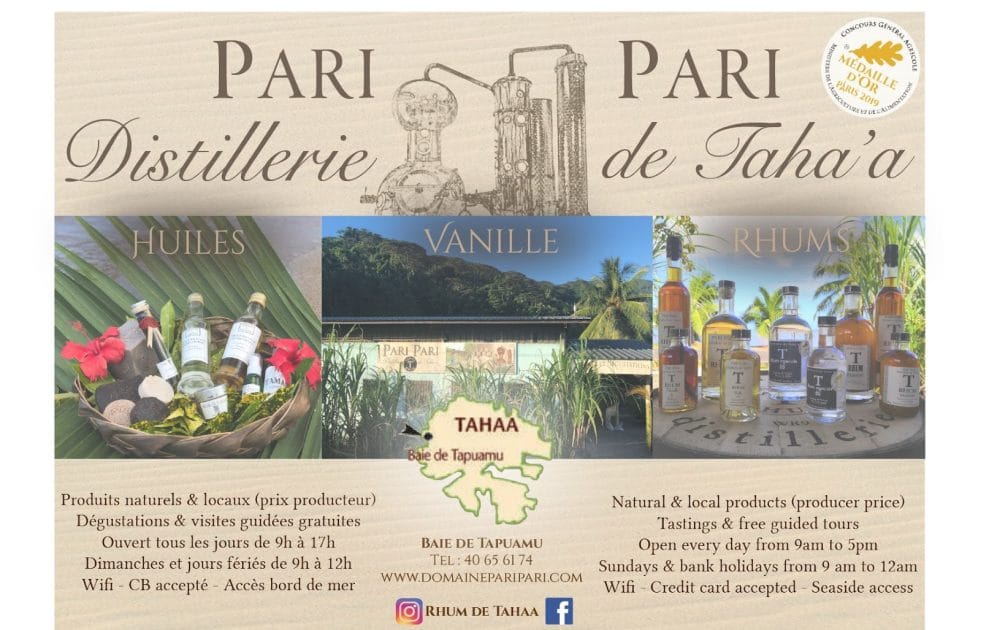 Degustaciones de aceite de coco, vainilla y ron en Taha'a Foto de Google Maps de Domaine Pari Pari Distillerie de Rhum et Huilerie de coco et tamanu Degustaciones de aceite de coco, vainilla y ron en Taha'a