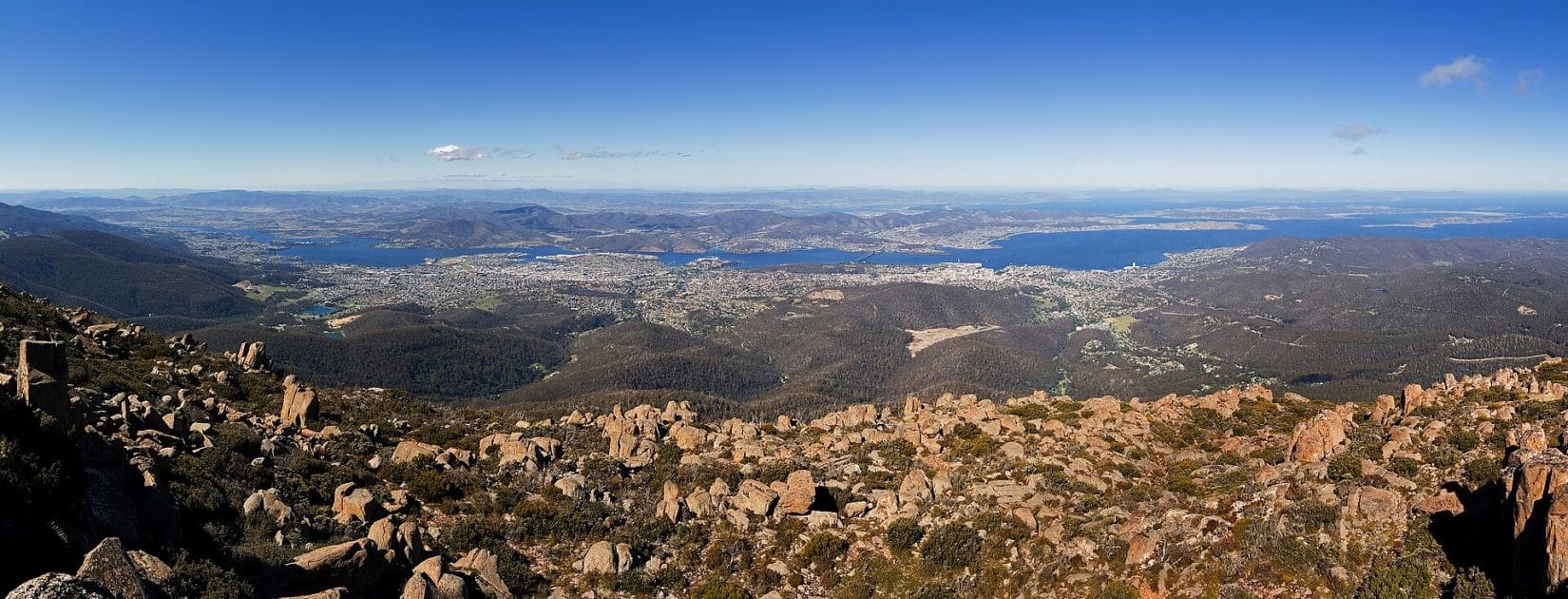 Hobart desde Monte Wellington 
